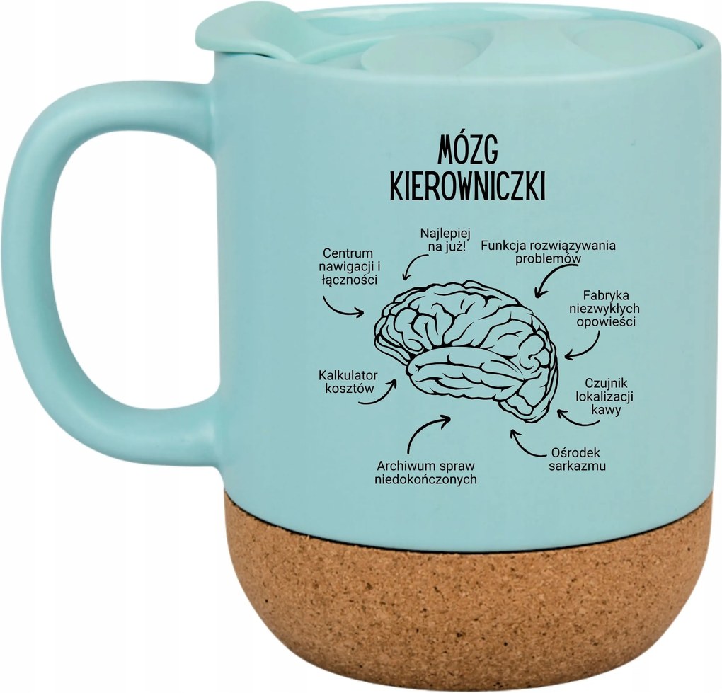 Kék Bögre Parafa Vicces Ajándék Agy Vezető