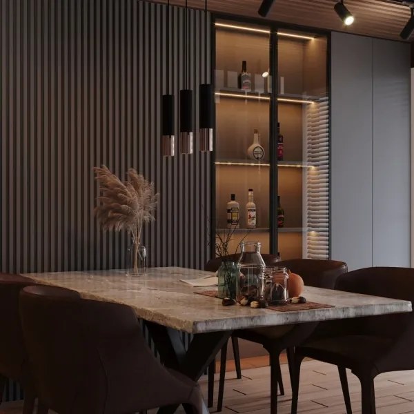 Sollux SL.0947 - Csillár zsinóron LOOPEZ 2xGU10/10W/230V fekete/réz