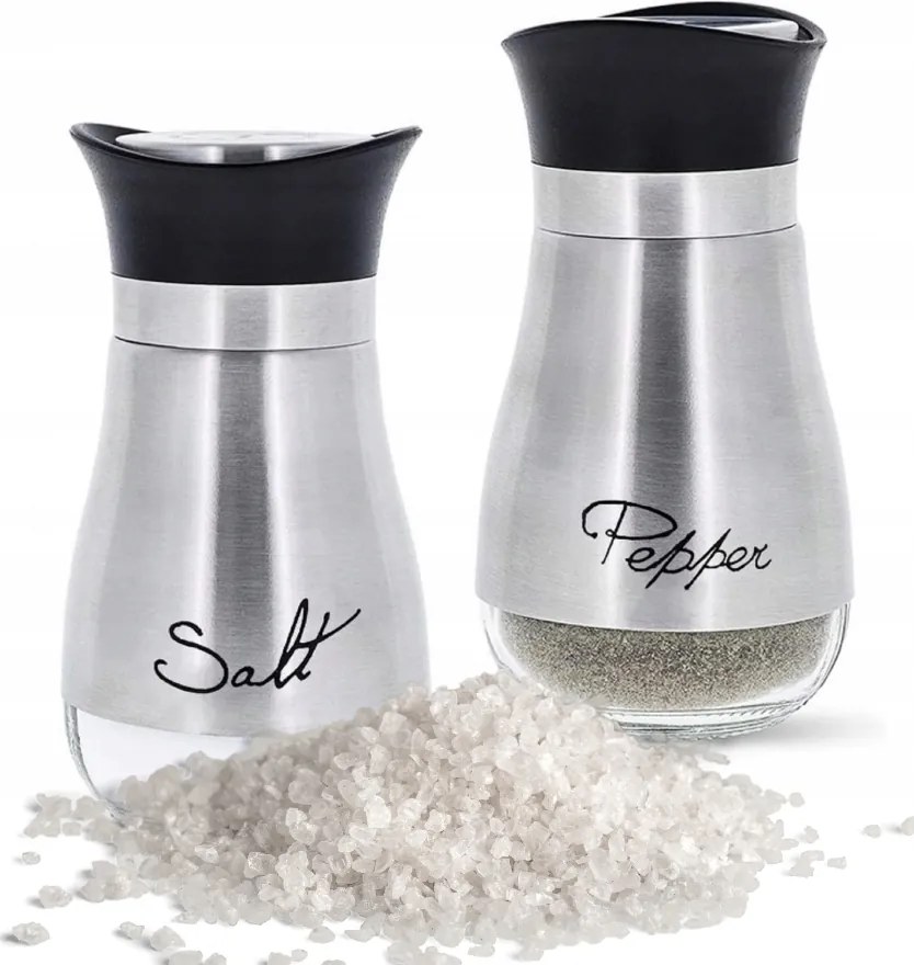 Só-borsszóró szett Ezüst karácsonyi ajándék üveg