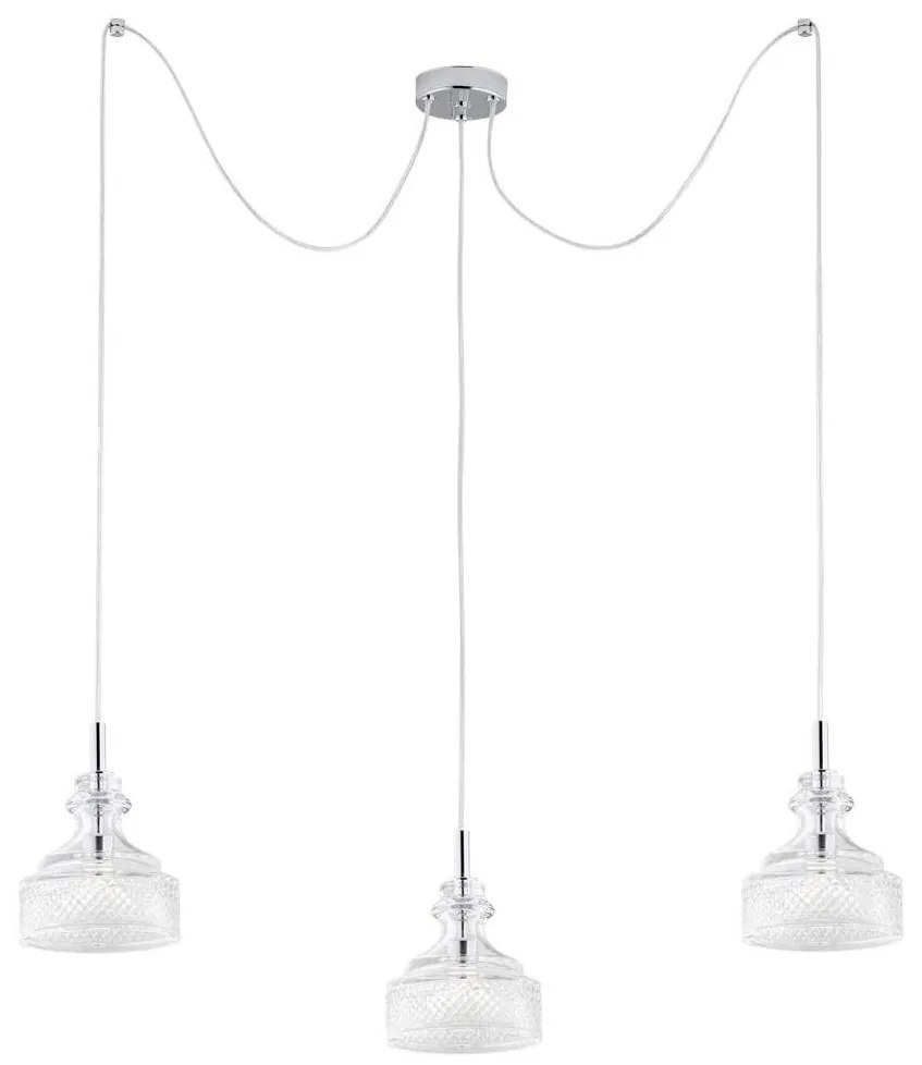 Argon 1354 - LED Csillár zsinóron TULUZA 3xLED/5W/230V