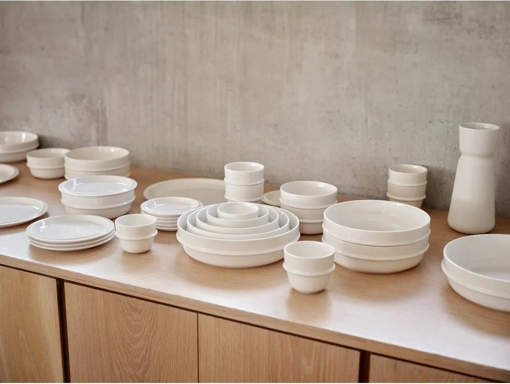 Krémszínű porcelán tányér ø 24 cm Eau – Zone