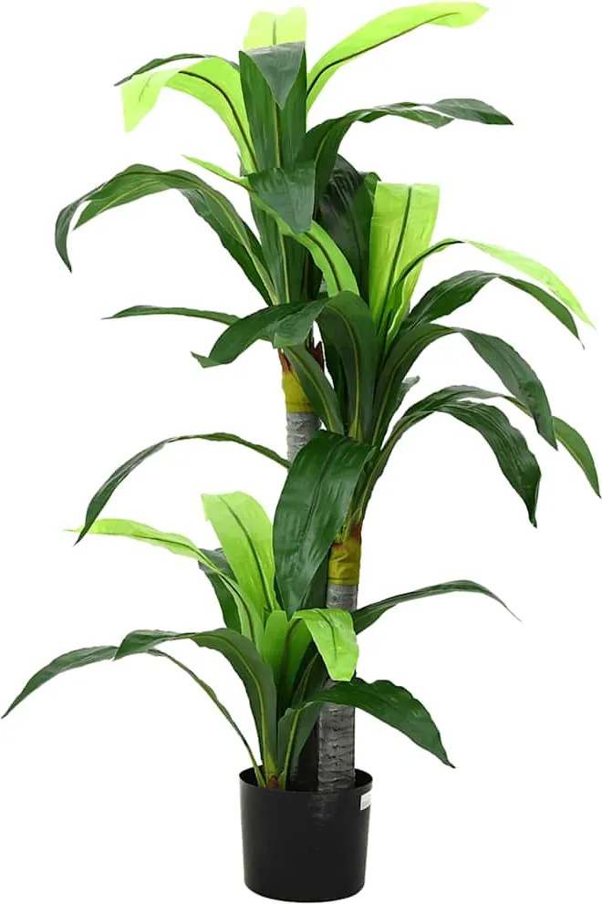 vidaXL zöld mesterséges dracaena fa 36 levéllel 120 cm