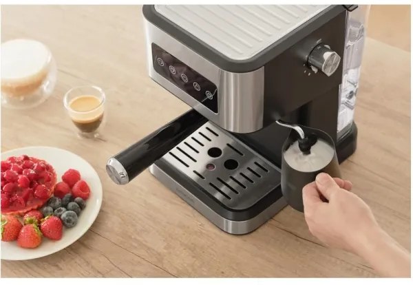 Sencor - Karos eszpresszó kávéfőző 1050W/230V fekete/matt króm