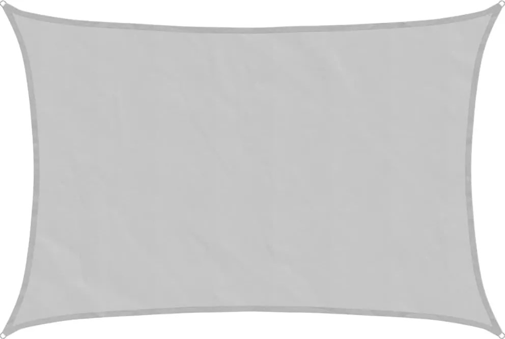 vidaXL világosszürke 100% poliészter oxford szövet napvitorla 6x5 m