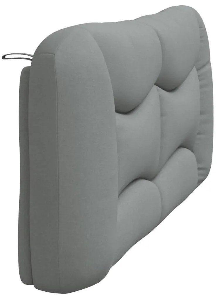 világosszürke szövet fejtámla párna Hvar 180 cm