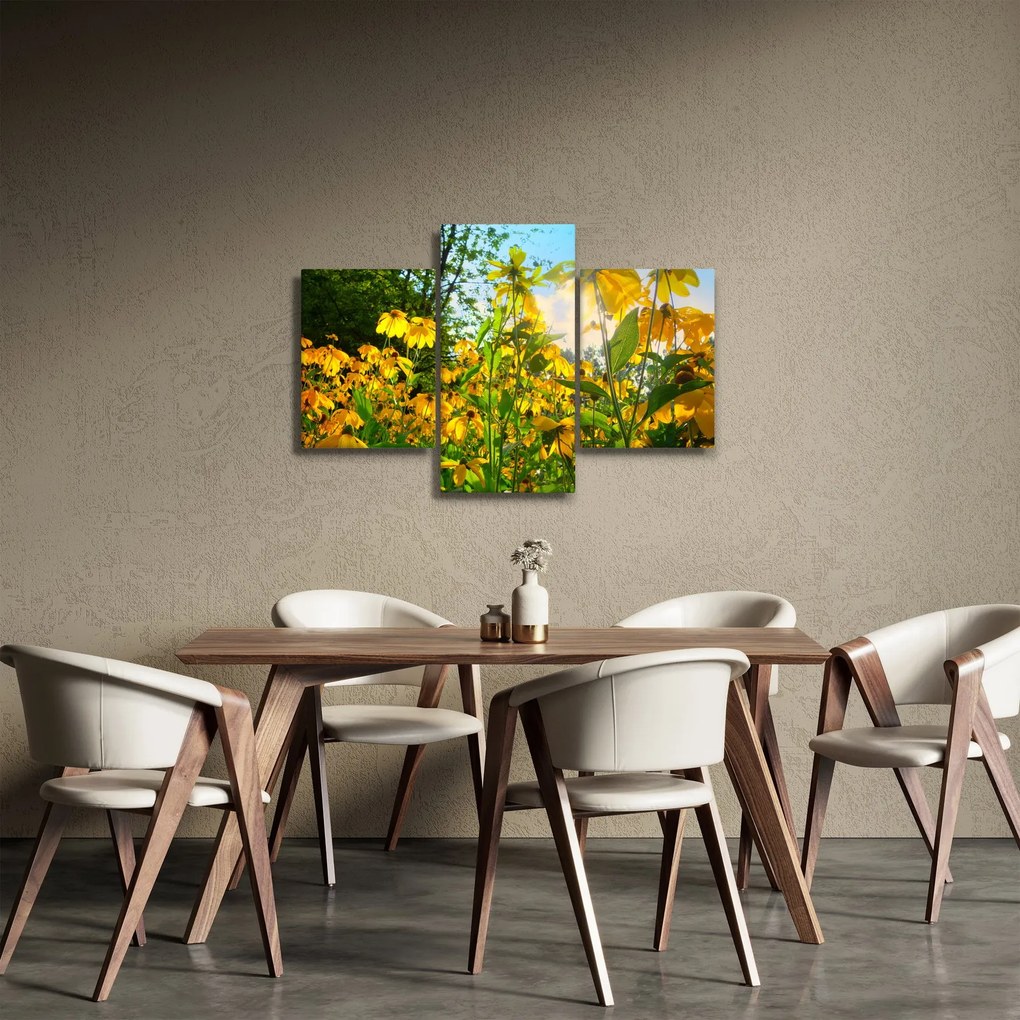 Sárga virágok képe (90x60 cm)