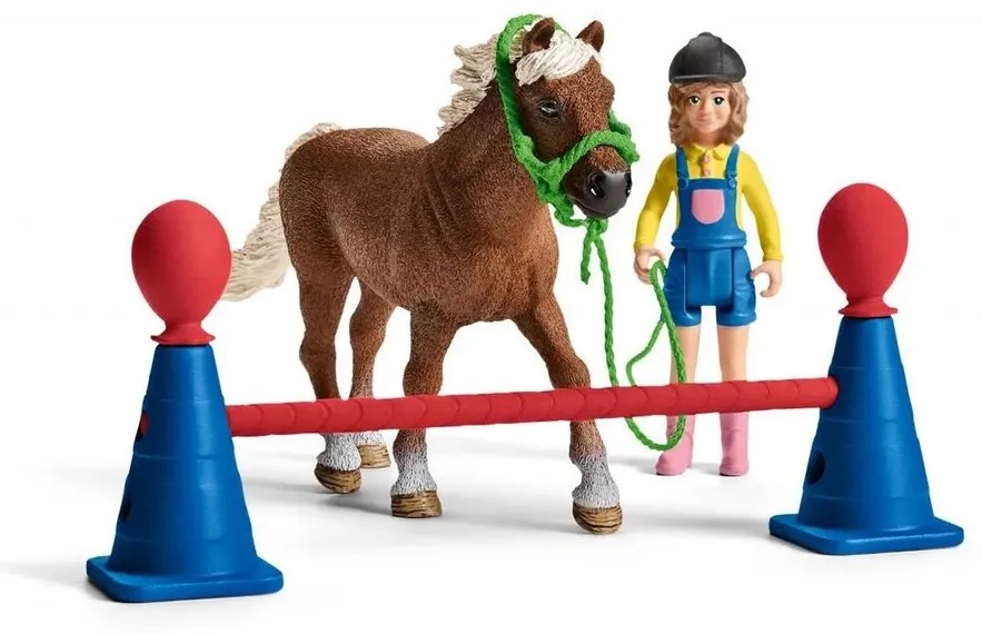 Schleich 42481 póni ügyességi edzés