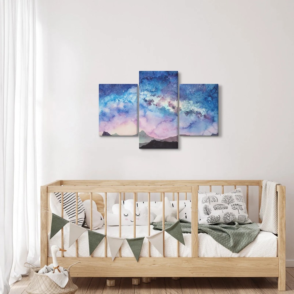 Kép - Milky Way, akvarell (90x60 cm)