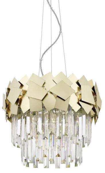 Brilagi - LED Kristály csillár zsinóron MIRAGE 5xE14/40W/230V