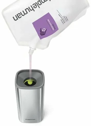 Simplehuman Pulse szappan- és fertőtlenítőszer-adagoló 295 ml, rozsdamentes acél, S