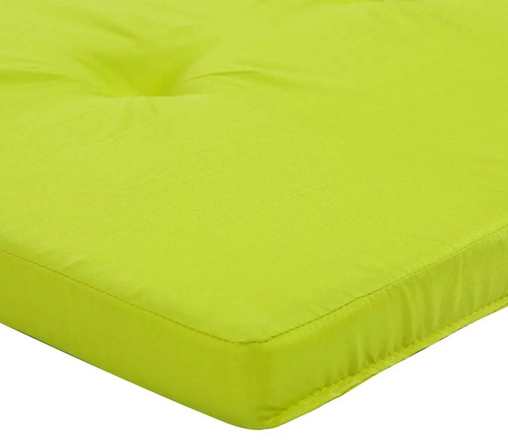 Székpárna 2 pcs Világos zöld 58 x 77 x 4.5 cm Oxford szövet