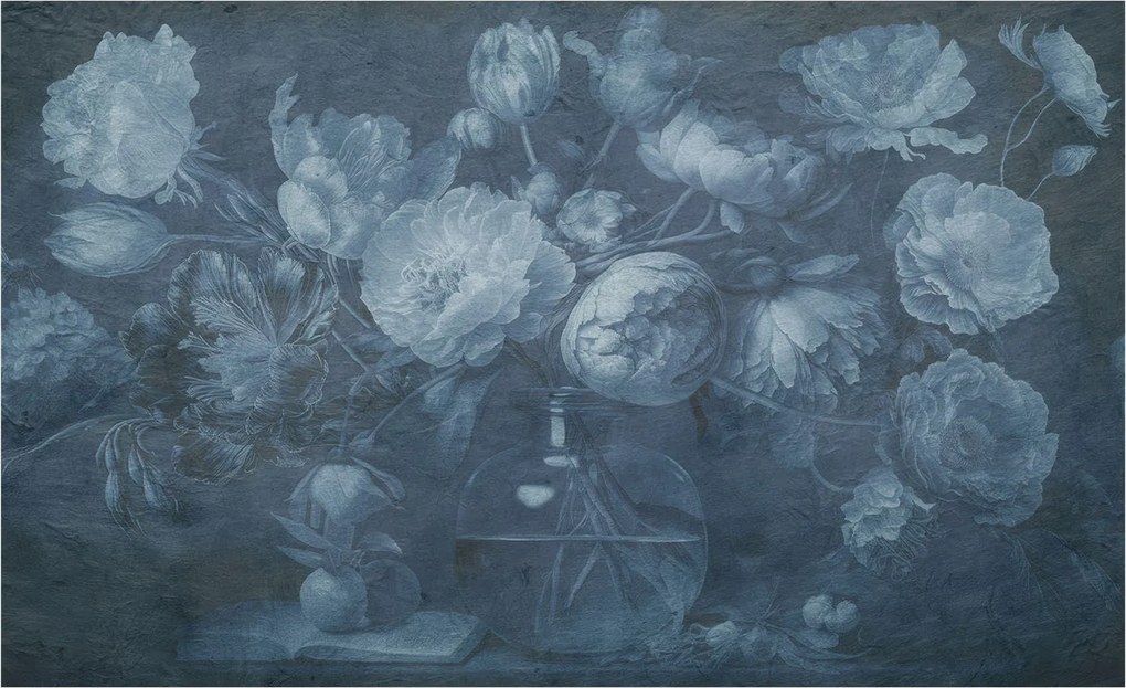 Stílusos Dekoratív Fotótapéta Flizelin Virágos kompozíció 416x254