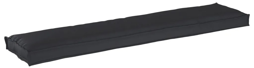 Kültéri párna 2 db Fekete Poliészter 40 x 180 cm Párnák