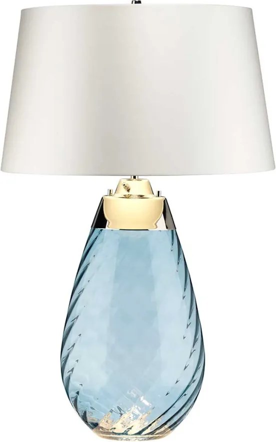Elstead Lighting LENA LARGE LENA-TL-L-BLUE-OWSS Asztali lámpa 1X7W/GU10+1x60W/E27