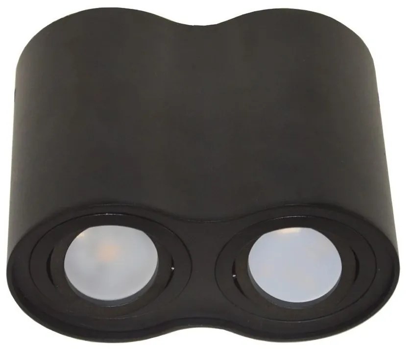 Spotlámpa SIROCO 2xGU10/30W/230V fekete