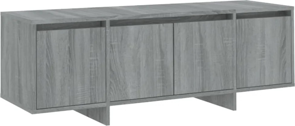vidaXL szürke sonoma színű szerelt fa TV-szekrény 120x30x40,5 cm