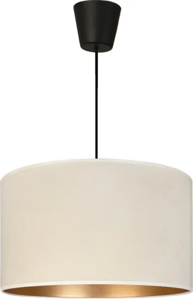 BRILAGI - VELVET függőlámpa kábellel 1xE27/60W/230V Ø 40 cm krémszínű/arany