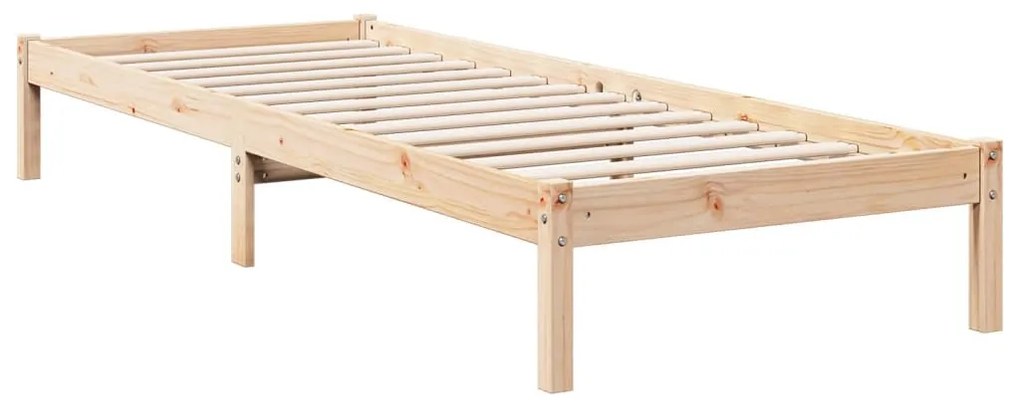 tömör fenyőfa extra hosszú ágykeret matrac nélkül 80 x 220 cm