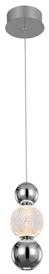 ITALUX 5900644432920 OTER Modern Led Függesztett Lámpa Króm LED IP20