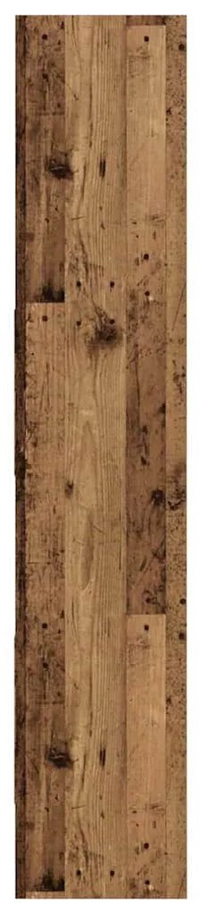 Könyvespolc Régi fa 40 x 35 x 180 cm Faanyag
