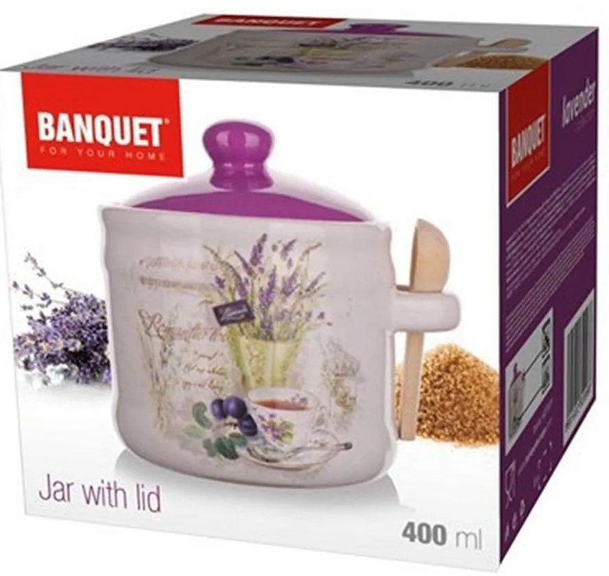 Banquet LAVENDER tál kanállal