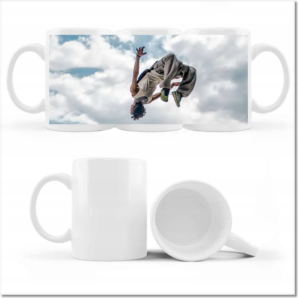 Nyomott mintás bögre Sport Verseny