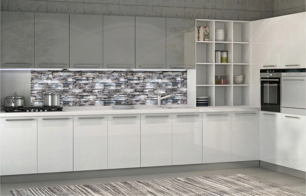 Flizelin fotótapéta Kő fal kő textúra 250x60 +ragasztó