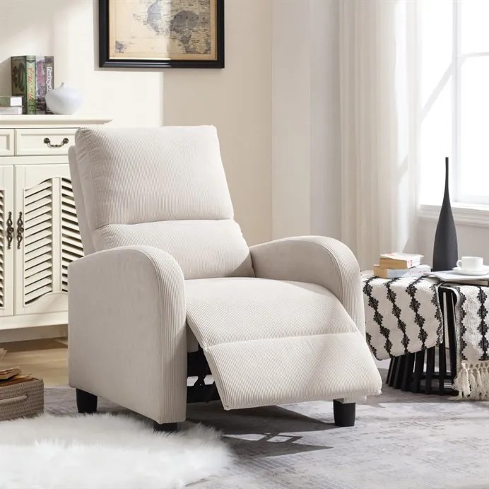 Bézs kordbársony relax fotel. TV-4011 BGE2