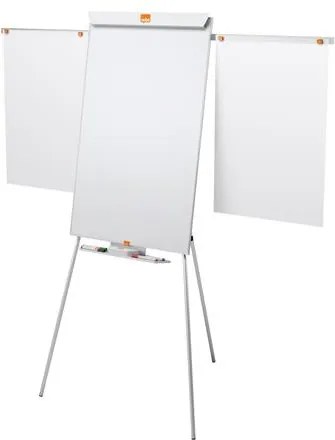 Flipchart tábla, mágneses felület, 2 db segédkarral, 68x100,5 cm, NOBO Essentials, fehér (VN5693)