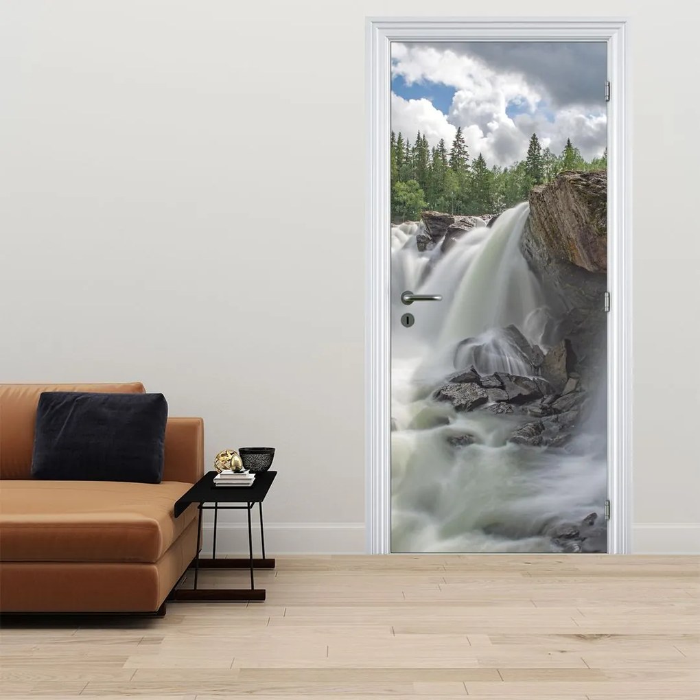 Fotótapéta ajtóra - Vízesések (95x205cm)