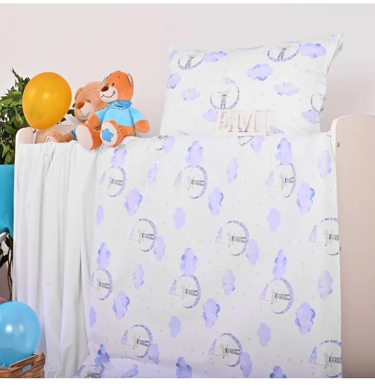 EMI Egérke gyermek ágyneműhuzat, A standard egyszemélyes ágy szett tartalma: 1x 140x200 + 1x 70x90