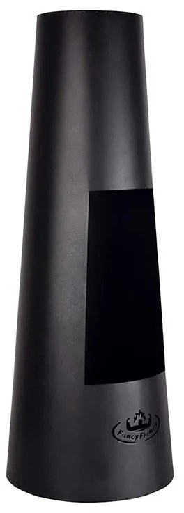Fém teraszfűtés, kúp alakú, 100,5 cm