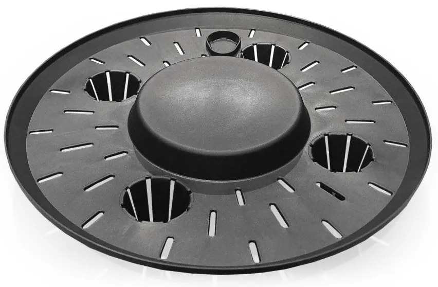Prosperplast GRACIA LOW 28,5 cm kaspó antracit