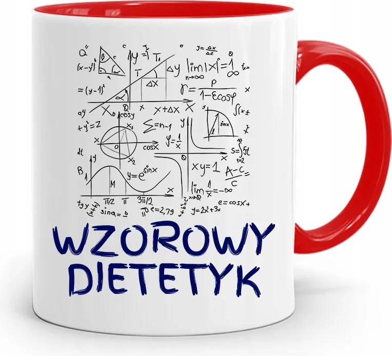 Dietetikusoknak Dietetikus Bögre Piros Ajándék fényképes nyomtatással