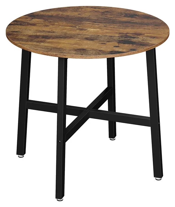 Étkezőasztal / reggeliző asztal - Vasagle Loft - Ø80 cm
