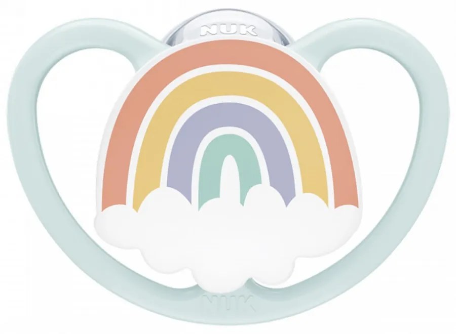 Baba cumi Space NUK 0-6h rainbow