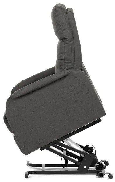 Elektromos vezérlésű szürke szövet dönthető fotel. TV-5482 GREY2