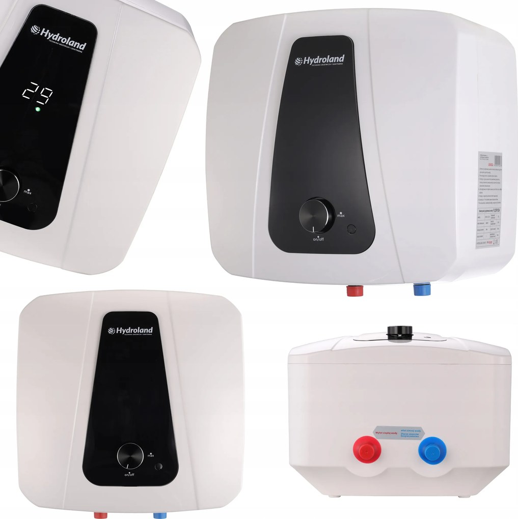 Elektromos Vízmelegítő 15L Alsó Mosdó Feletti Bojler 2000W