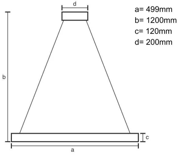LED Dimmelhető csillár zsinóron LED/90W/230V 3000-6500K króm + távirányítás