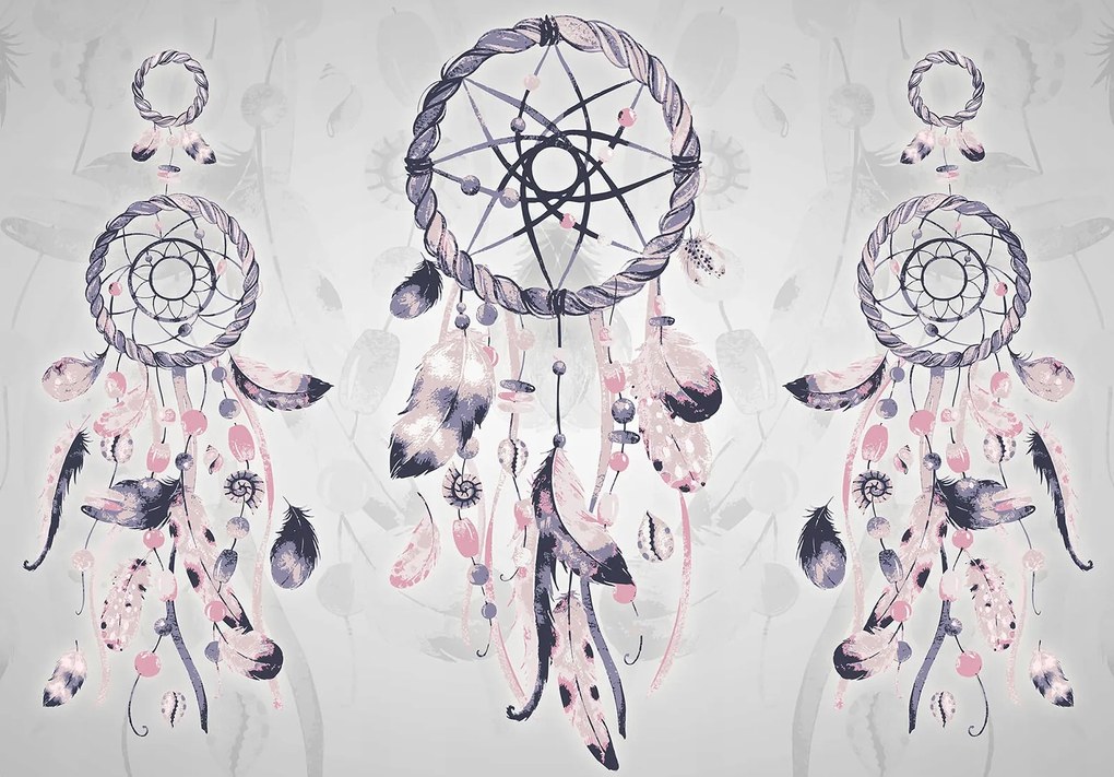 Flizelin fotótapéta Álomfogók szürke álom harmónia 400x280 +ragasztó