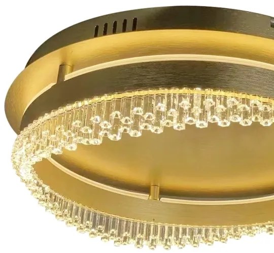 LED mennyezeti lámpa LED/36W/230V Ø 43 cm arany