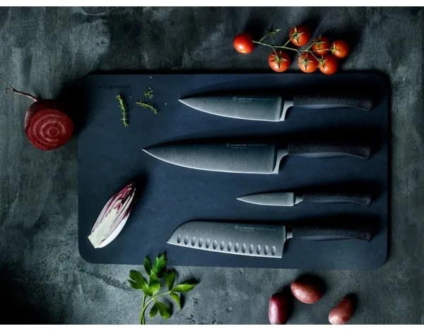 Wüsthof PERFORMER santoku konyha kés 17 cm fekete
