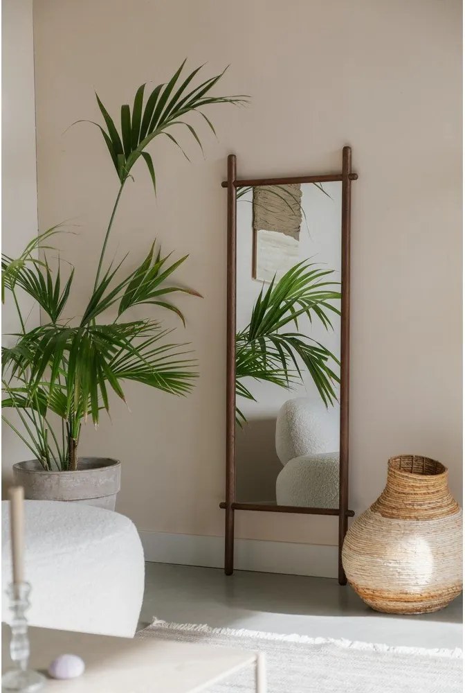 Álló tükör tömörfa kerettel 58x160 cm Solene – White Label