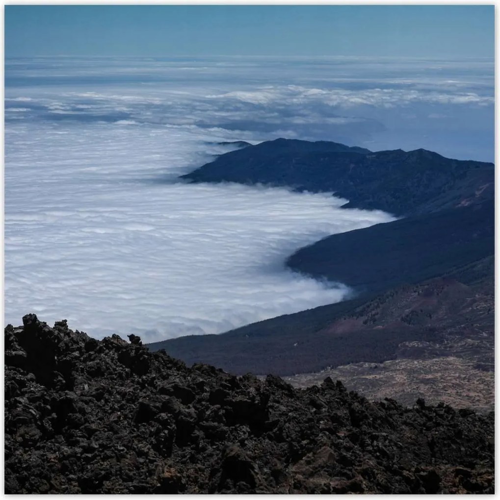 Poszterek 70x70 A kilátás a felhőkbe süllyed