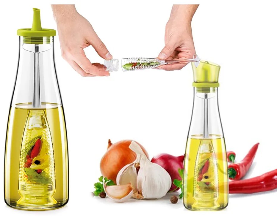 Olajtartó szűrővel, 500 ml