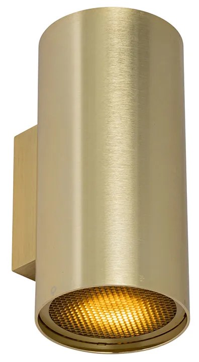 Design fali lámpa arany kerek 2-lámpás - Sab Honey