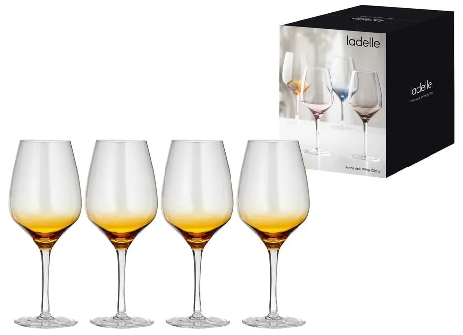 Borospohár szett 4 db-os 540 ml Prism – Ladelle