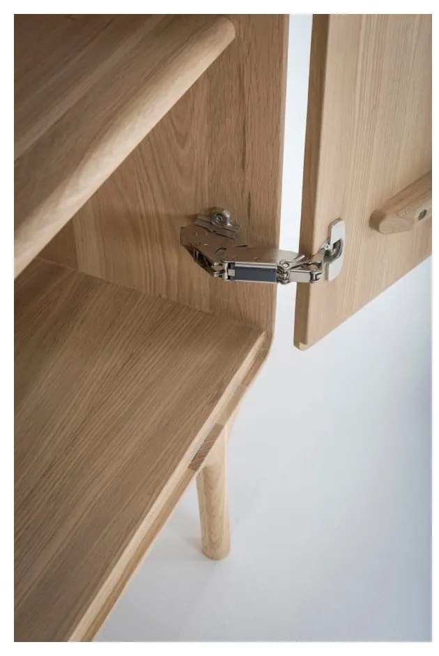 Fawn tömör tölgyfa komód fiókkal - Gazzda