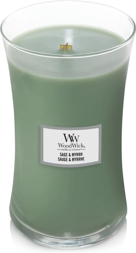 WoodWick SAGE &amp; MYRRH nagy illatgyertya