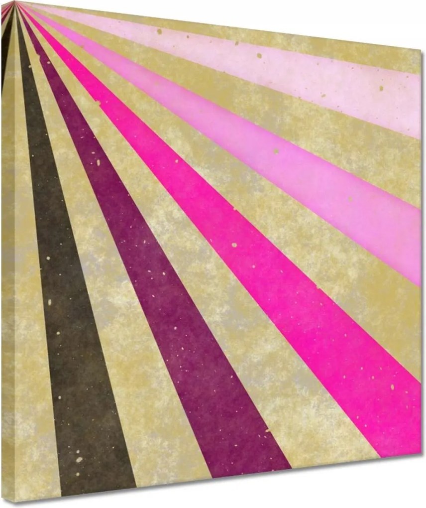 Vászonkép 30x30 Lila csíkok